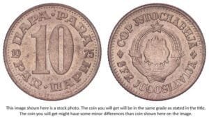 YUGOSLAVIA 10 para 1975 XF