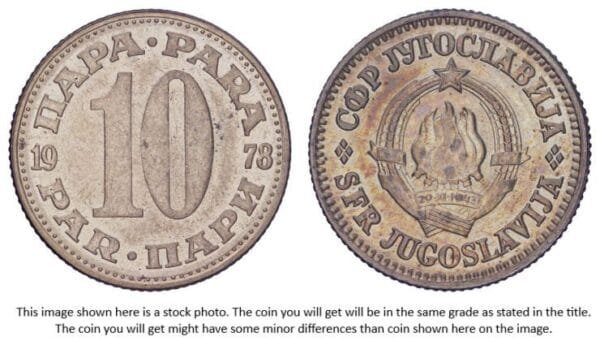 YUGOSLAVIA 10 para 1978 XF