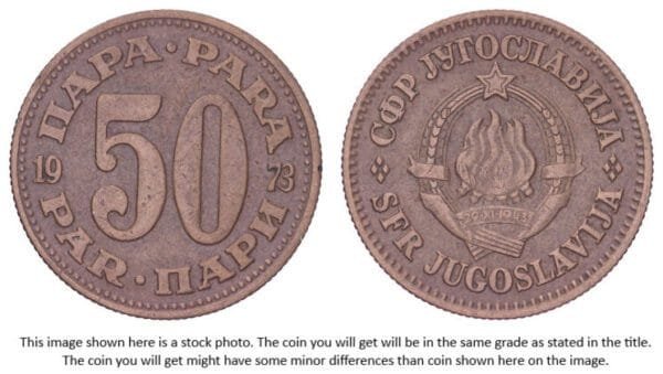 YUGOSLAVIA 50 para 1973 VF