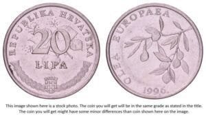 CROATIA 20 lipa 1996 / Latin text / XF