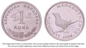 CROATIA 1 kuna 1994 / Latin text / XF