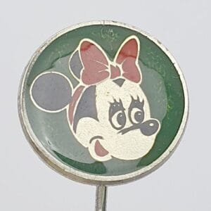 UNKNOWN COUNTRY Disney Cartoon / Minnie / vintage lapel pin