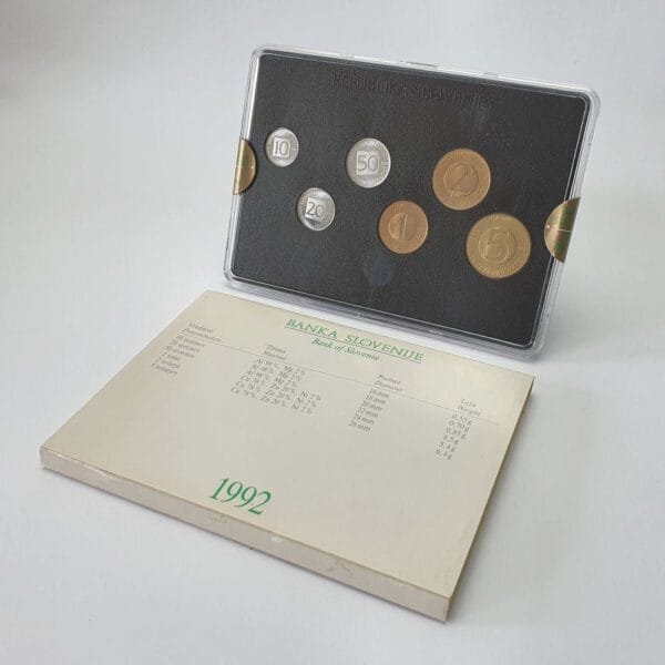 SLOVENIA 1992 Proof coins set