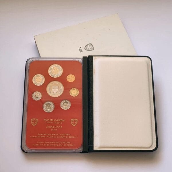 SWITZERLAND 1994 coins proof set