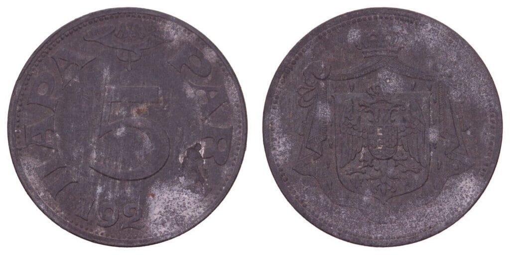 JUGOSLAVIJA 5 para 1920 VF-