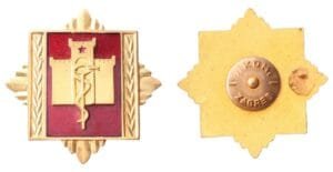 YUGOSLAVIA Army / Military Medical University / breast badge