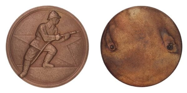 YUGOSLAVIA Firemen Association / 49 mm / plaque