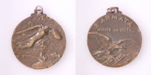 ITALY 2nd Army Commemorative WWII Medal 1940-1941