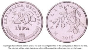 CROATIA 20 lipa 2015 / Croatian text / UNC