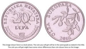 CROATIA 20 lipa 2018 / Latin text / UNC