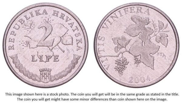 CROATIA 2 lipe 2004 / Latin text / UNC