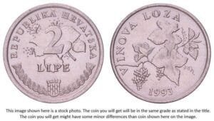 CROATIA 2 lipe 1993 / Croatian text / UNC