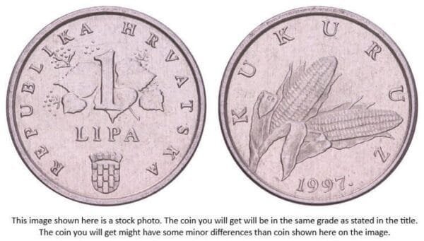 CROATIA 1 lipa 1997 / Croatian text / UNC