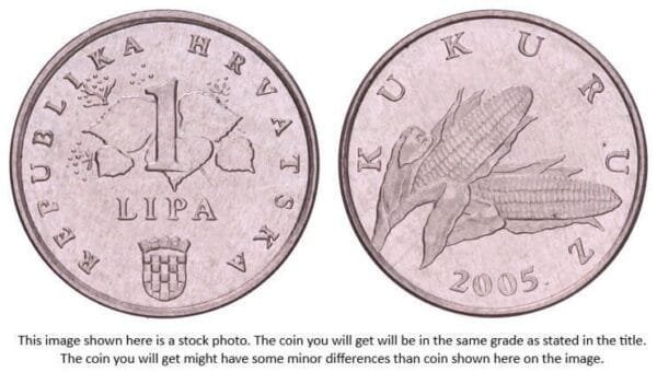 CROATIA 1 lipa 2005 / Croatian text / UNC