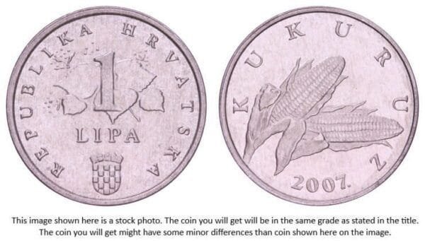 CROATIA 1 lipa 2007 / Croatian text / UNC