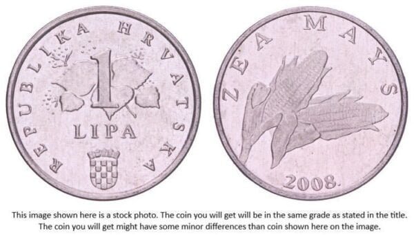 CROATIA 1 lipa 2008 / Latin text / UNC