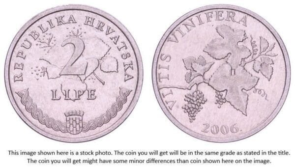 CROATIA 2 lipe 2006 / Latin text / UNC