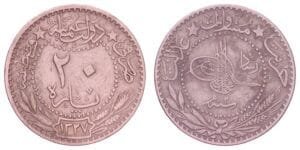 TURKEY 20 para AH1327/2 VF