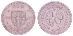 GHANA 5 pasewas 1967 VF