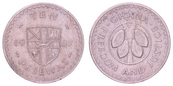GHANA 5 pasewas 1967 VF