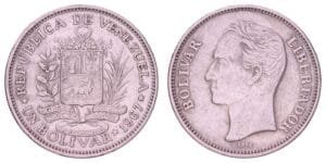 VENEZUELA 1 bolivar 1967 VF