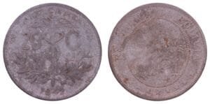 BOLIVIA 20 centavos 1942 F
