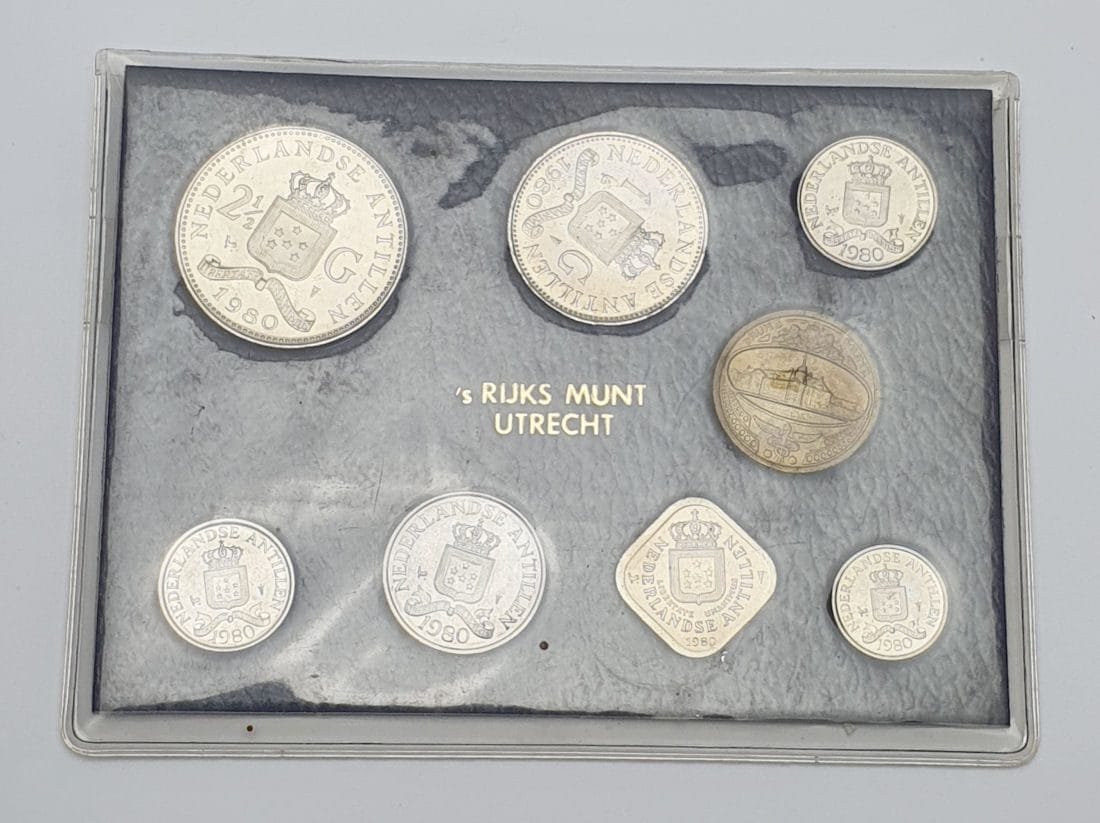 NETHERLANDS ANTILLES 1980 coins mint set - Numex