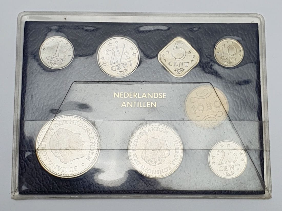 NETHERLANDS ANTILLES 1980 coins mint set - Numex