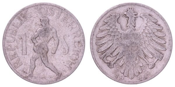 AUSTRIA 1 schilling 1946 VF