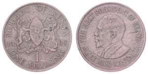 KENYA 1 shilling 1969 VF