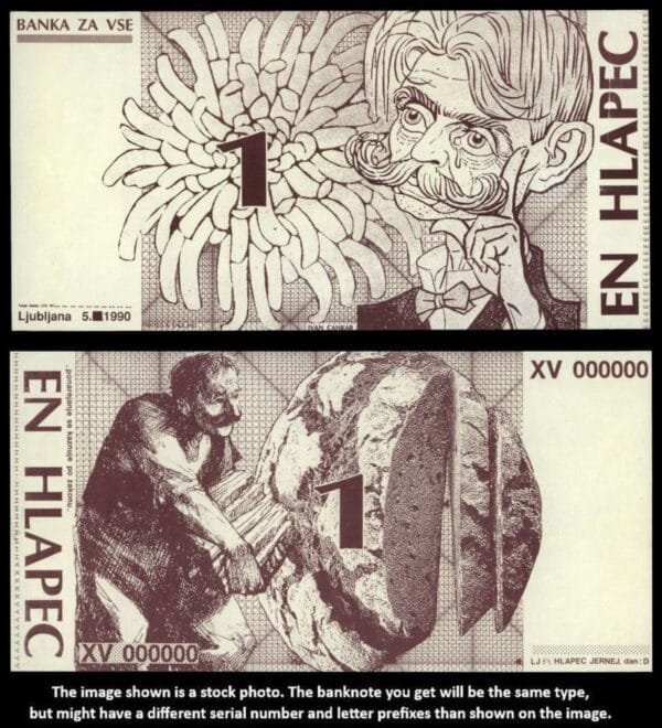 SLOVENIA 1 hlapec 1990 / Souvenir issue / UNC