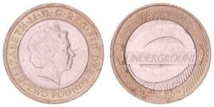 GREAT BRITAIN 2 pounds 2013 / 150th Anniversary of the London Underground / VF