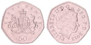 GREAT BRITAIN 50 pence 2013 / Centenary of the Birth of Christopher Ironside / VF