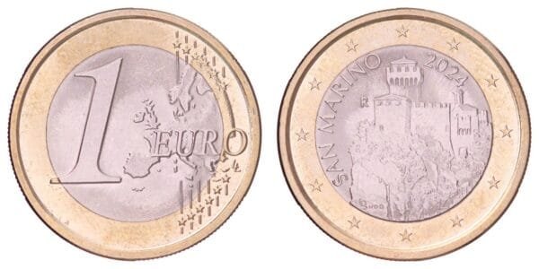 SAN MARINO 1 euro 2024 UNC-