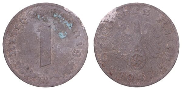 GERMANY 1 reichspfennig 1941D / 3rd Reich / F