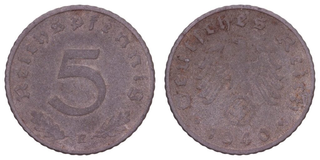 ALEMANIA 5 reichspfennig 1940E / 3er Reich / MBC-