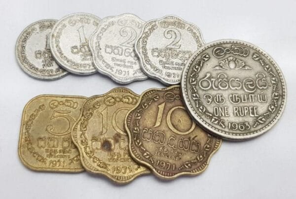 SRI LANKA coins lot / various grades / 7 pcs.