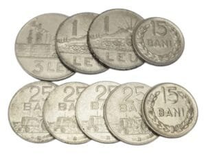 ROMANIA coins lot / various grades / 9 pcs.