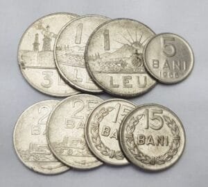 ROMANIA coins lot / various grades / 8 pcs.
