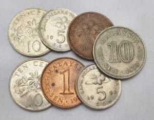 MALAYSIA coins lot / various grades / 7 pcs.