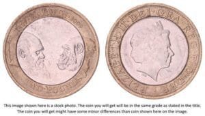 GREAT BRITAIN 2 pounds 2009 / 200th Anniversary of the Birth of Charles Darwin / VF