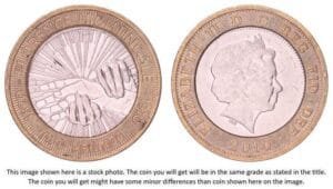 GREAT BRITAIN 2 pounds 2010 / 100th Anniversary of Death of Florence Nightingale / VF+