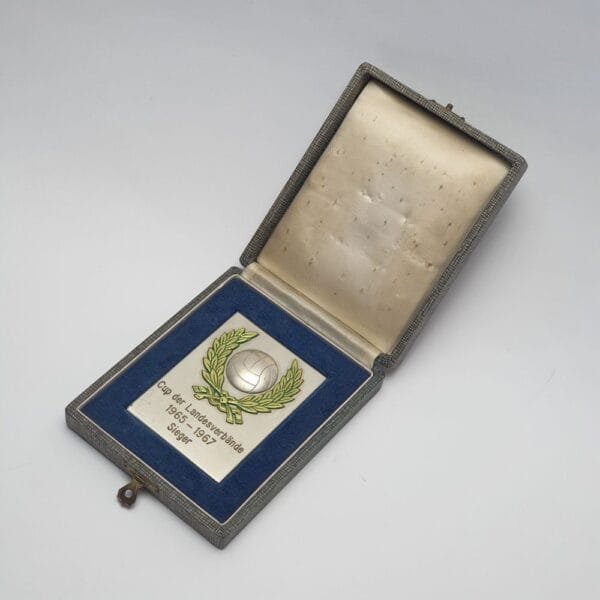 AUSTRIA 1965-1967 Winner of the Lands Football Cup / award plaque / in case