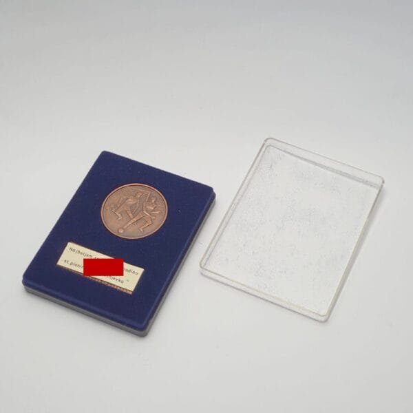 CROATIA Award for the Best Coach of Trešnjevka Football Club / Zagreb / medal / in case