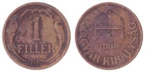 HUNGARY 1 filler 1939 VF-