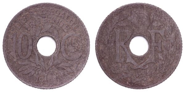 FRANCE 10 centimes 1941 VF