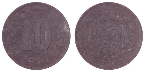 YUGOSLAVIA 10 para 1920 VF