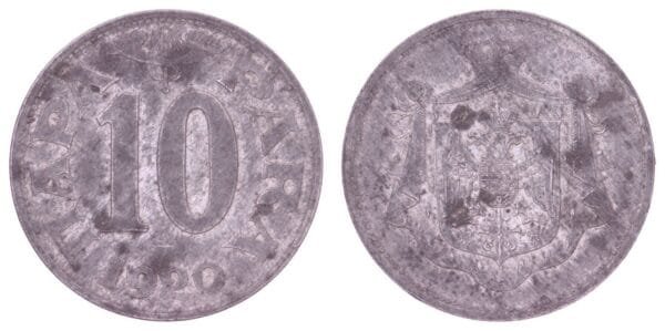 YUGOSLAVIA 10 para 1920 F+