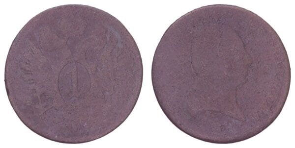 AUSTRIA 1 kreuzer 1800 F