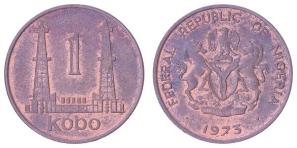 NIGERIA 1 kobo 1973 VF